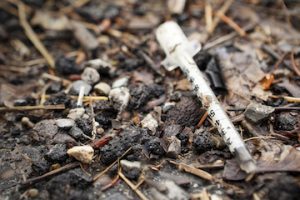 Discarded Opiate / Heroin Needle